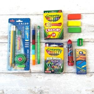 Kids Crayola Neon Dreams Alien Crayons Art & School Supplies Bundle Spiderman
